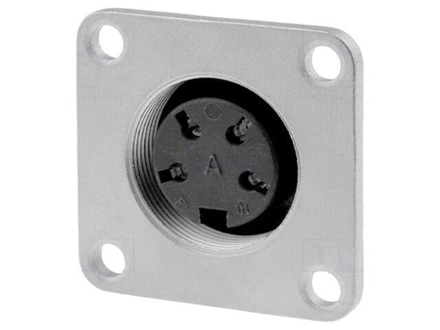 Conector M16 Soclu Mamă 4 pini 5A