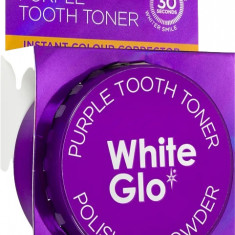 Pudra pentru albirea dintilor Purple Tooth Toner, 30g, White Glo