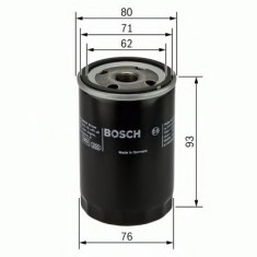 Filtru ulei SKODA OCTAVIA I (1U2) (1996 - 2010) BOSCH 0 451 103 337