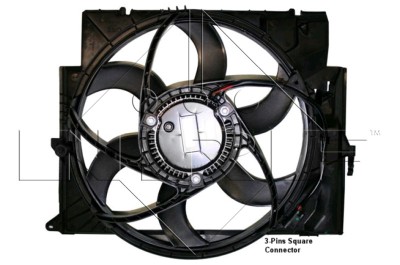 NRF 47210 Ventilator, radiator foto