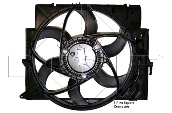 NRF 47210 Ventilator, radiator