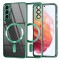 Husa MagSafe pentru Samsung Galaxy S21 5G G991, Techsuit, Luxury Crystal, Verde Deschis