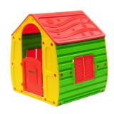 Casuta copii, Zola&reg;, pentru gradina, multicolora, din plastic, 102 x 90,2 x 109 cm