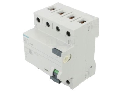 &amp;Icirc;ntrerupător diferențial Siemens 63A 30mA 3 poli IP20 cod 5SV3346-6 foto