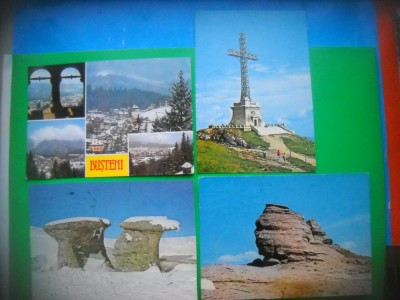 HOPCT LOT 3116 BUSTENI -PRAHOVA- 4 CARTI POSTALE-CIRCULATE foto