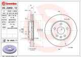 BREMBO 09.A969.11 PRIME LINE - UV Coated Disc frana