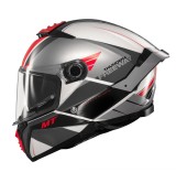Cumpara ieftin Casca integrala MT Thunder 4 SV Freeway A5 gri lucios (ochelari soare integrati) &ndash; tip viziera: MT-V-28B L (59/60cm)