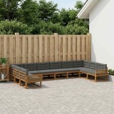 Cumpara ieftin Set de canapele de exterior 10 buc. 10-Locuri
