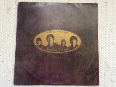 the beatles love songs dublu disc vinyl 2 lp compilatie selectii muzica pop rock balkanton emi records gatefold VG+/VG