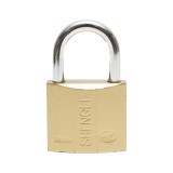Lacat auriu 38 mm cu 3 chei, pentru usi, porti si dulapuri