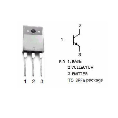 Tranzistor npn comutatie10a45w izolatbu2520af foto