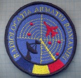 AX 1207 EMBLEMA -RADIOLOCATIA ARMATEI ROMANIEI -PENTRU COLECTIONARI