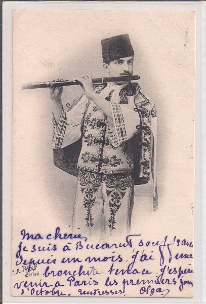 Carte postala circulata in anul 1901 Barlad