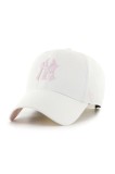 47 brand sapca MLB New York Yankees culoarea alb, neted, B-ITCMP17CTP-WH