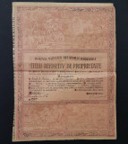 Titlu definitiv de proprietate din per. regalista , 1924 , regele Ferdinand I