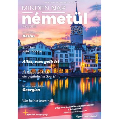 Minden Nap N&amp;eacute;met&amp;uuml;l - 2023. szeptember - 7. &amp;eacute;vfolyam 9. sz&amp;aacute;m foto
