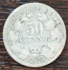 (A903) MONEDA DIN ARGINT GERMANIA - 50 PFENNIG 1877, LIT. D (MUNCHEN), WILHELM I, MAI RARA, Europa