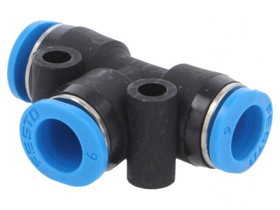 Racord Push-in T 0,95-6bar PBT foto