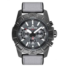 Ceas sport NORTH EDGE BLAZE, Solar Powered, Quartz, carcasa aliaj zinc, curea TPR+Nylon, sticla minerala, 5ATM