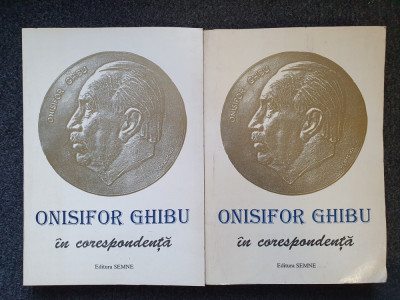 ONISIFOR GHIBU IN CORESPONDENTA (2 volume) foto