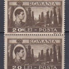 ROMANIA 1947 LP 219 MIHAI VEDERI EROARE LINIE VERTICALA INTRE 0 SI L MNH