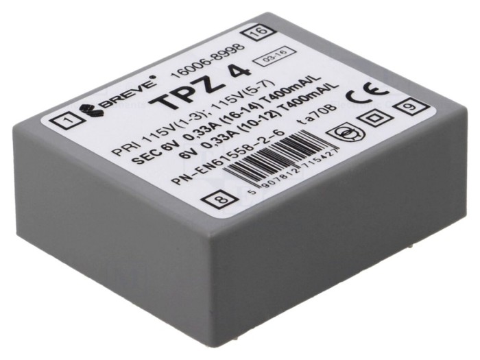 Transformator PCB 4VA 6V