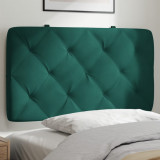 VidaXL Pernă tăblie de pat, verde, 90 cm, catifea