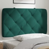 Cumpara ieftin Pernă tăblie de pat, verde, 90 cm, catifea