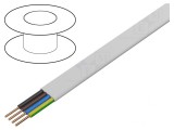 Cablu Electric YDY 4G2,5mm2 Alb 100m, Elektrokabel