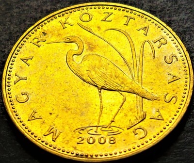 Moneda 5 FORINTI / FORINT - UNGARIA, anul 2008 * cod 4033 B = A.UNC foto