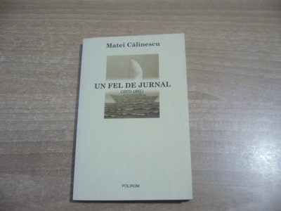 Matei Calinescu - Un fel de jurnal (1973 - 1981) foto