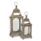 Set doua felinare din metal auriu LA-141