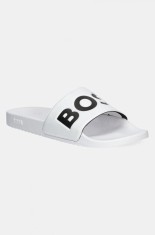 BOSS papuci Aryeh barbati, culoarea alb, 50536835