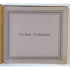 ISTORIA BIBLICA DIN VECHIUL SI NOUL TESTAMENT , CU 100 ILUSTRATIUNI DUPA ORIGINALE de ROBERT LEINWEBER , EDITIE DE INCEPUT DE SEC. XX