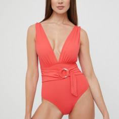 MICHAEL Michael Kors costum de baie culoarea rosu, cupa usor rigidizata