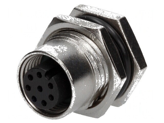 Conector M12 soclu PIN 8 mamă A-DeviceNet CANopen 30V