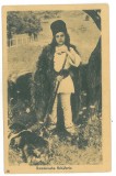 4404 - ETHNIC, shepherd cioban, Romania - old postcard - unused