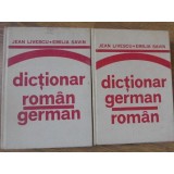 DICTIONAR ROMAN-GERMAN SI GERMAN-ROMAN-JEAN LIVESCU, EMILIA SAVIN-309688