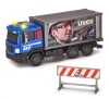Dickie Toys Echipa Utilitare Container, Camion, Masina Gunoi, Sunet si Lumini, Metal/Plastic, Baieti 1-12 ani