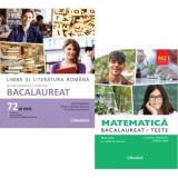 Pachet Bacalaureat 2027. Limba si literatura romana 72 teste complete si Teste Matematica M2 Profil Stiinte ale naturii - Mimi Gramnea, Claudia Temnea