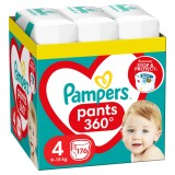 Scutece Pants Stop&amp;Protect XXL Box Nr.4 pentru 9-15 kg, 176 bucati, Pampers