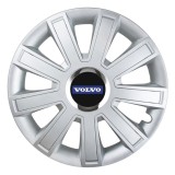 Set 4 Capace Roti, potrivite jantelor de R15, pentru Volvo, model flash cromat
