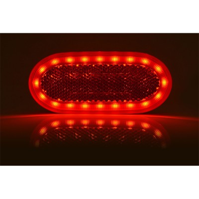 Lampa Gabarit Led 1387 W197, 12V-24V, Pozitie Rosu Was 139966 1387 foto