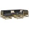Gossi set canapele gradina cu perne, 7 piese, lemn de pin tratat