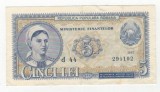 BANCNOTE DE COLECTIE ROMANIA - 5 LEI 1952