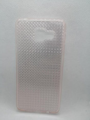 Husa Telefon Silicon Samsung Galaxy A3 2016 a310 Diamond Clear Rose foto