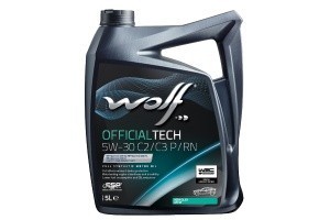 Ulei Motor WOLF OFFICIALTECH 5W30 C2/C3 P/RN 5L foto