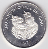 Costa Rica 100 Colones 1979 Comemorativa, America Centrala si de Sud, Argint