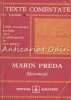Morometii - Marin Preda - Studiu Critic Ion Balu - Editura Albatros 1979