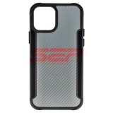 Toc TPU+PC Carbon Fiber Apple iPhone 12 Black